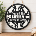 Hella Cats Door Sign